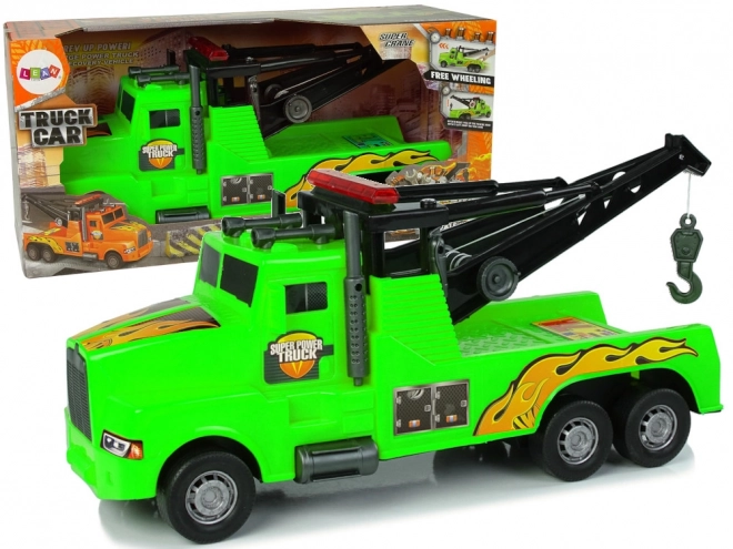 Tow Truck Toy with Towing Line