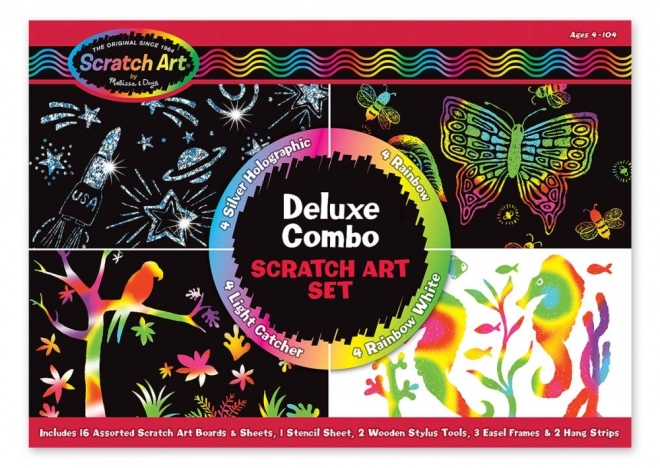 Deluxe Combo Scratch Art Set