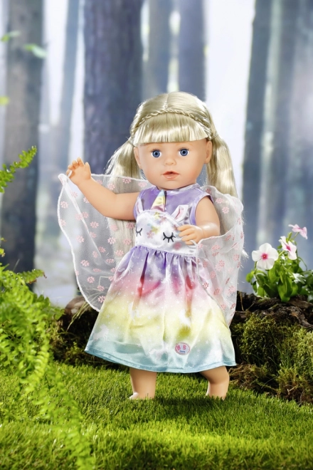 Unicorn Fairy Costume for BABY Born Doll