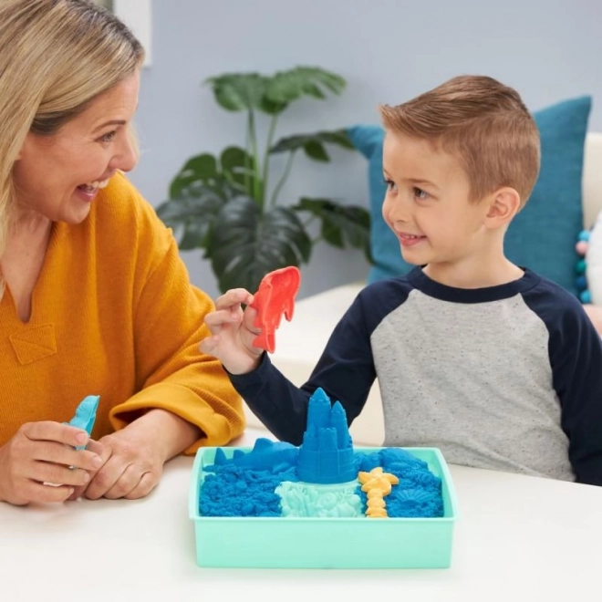 Kinetic Sand Sandbox Set Blue