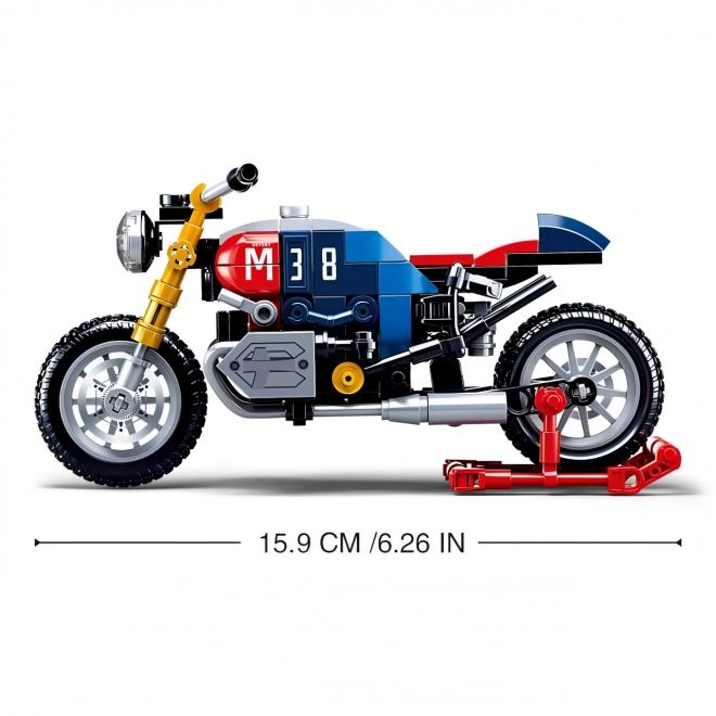 Sluban Model Bricks Café Racer Motorcycle Set