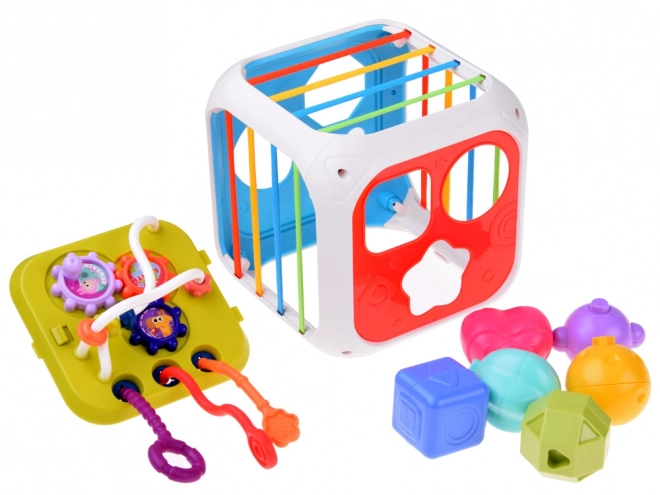 Interactive Shape Sorter and Xylophone Play Cube