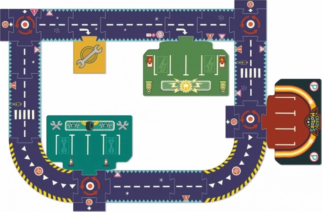 Djeco Roadway Outline Puzzle