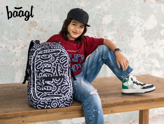 Baagl School Backpack Set Core Element