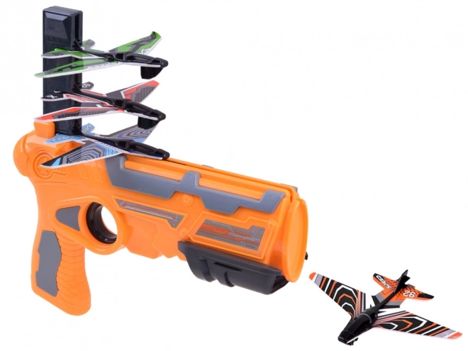 Airplane Launcher Gun for Kids – orange