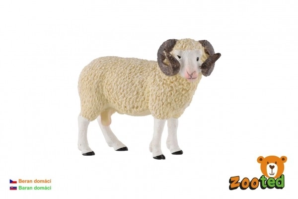 Plastic Sheep Figure 9cm