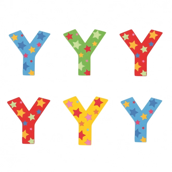 Bigjigs Toys Wooden Star Letter Y