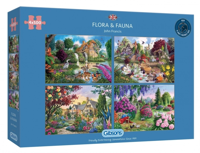 Gibsons Puzzle Flora & Fauna Collection