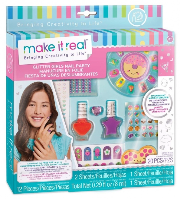 Make It Real Nail Polish Set with Decorations