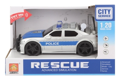 Polizeiauto mit Batteriebetrieb