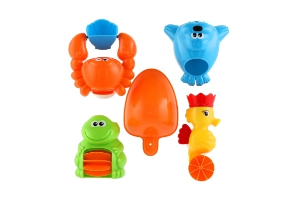 Colorful Water Wheel Bath Toy with Animals