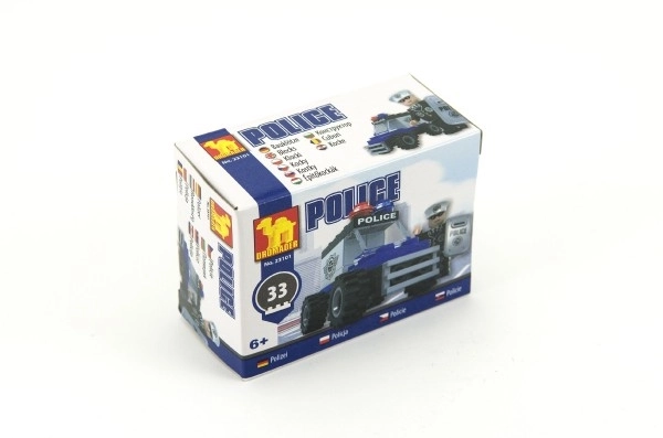 Dromader Police Car Building Set