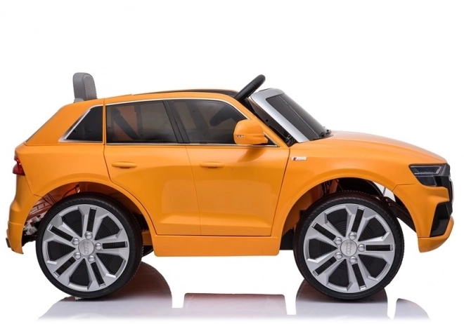 Audi Q8 Kids Ride-On Car Yellow Lacquered