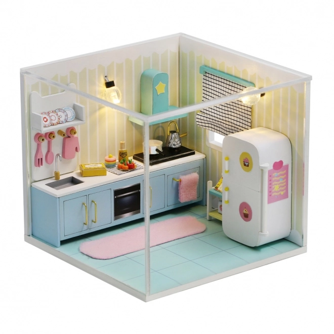 Miniature Dollhouse Happy Kitchen