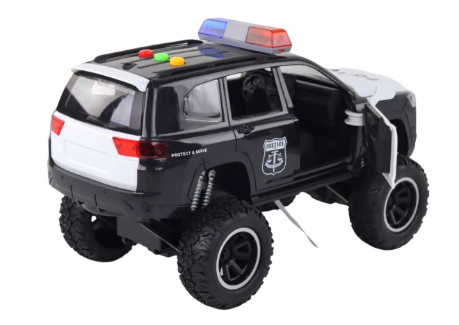 Police Off-Road Vehicle with Opening Doors and Lights