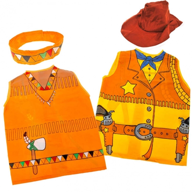 Sheriff and Indian Costume Set