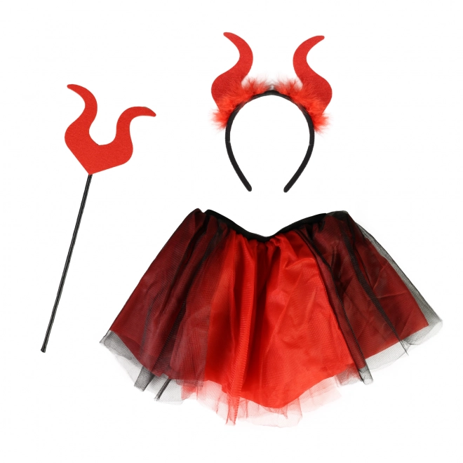 Tutu Costume Skirt Little Devil for Girls