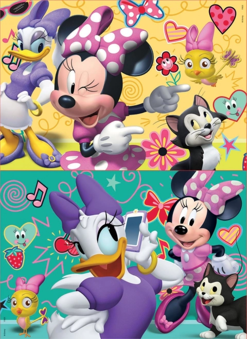 Wooden Puzzle Minnie and Daisy