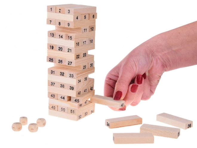 Wooden Jenga Stacking Tower Game