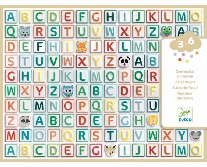 Djeco Alphabet Stickers