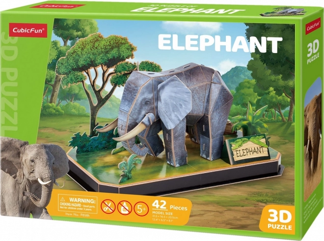 CubicFun 3D Puzzle Elephant