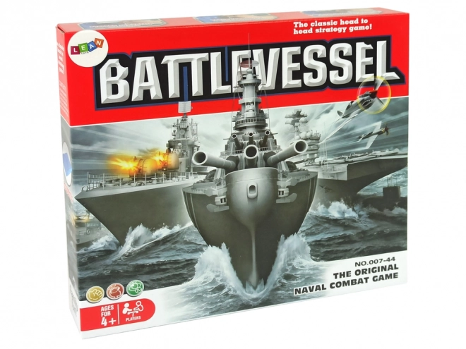 Strategic Battleship Board Game in a Blue Case