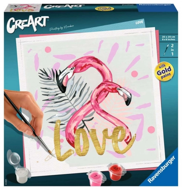 CreArt Painting Kit: Flamingo by Ravensburger