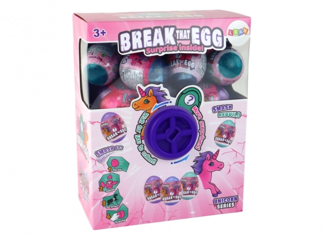 Cracking Glitter Unicorn Egg Set