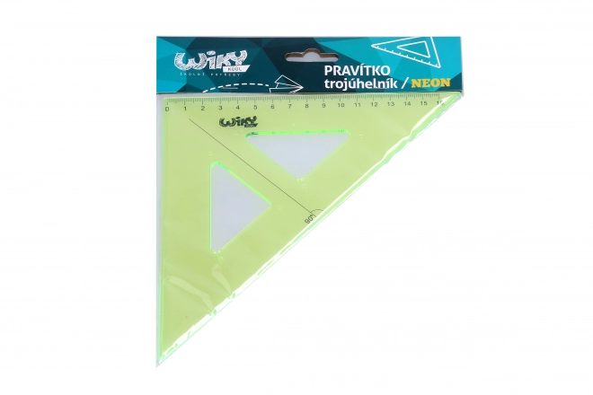 Neon Triangle Ruler