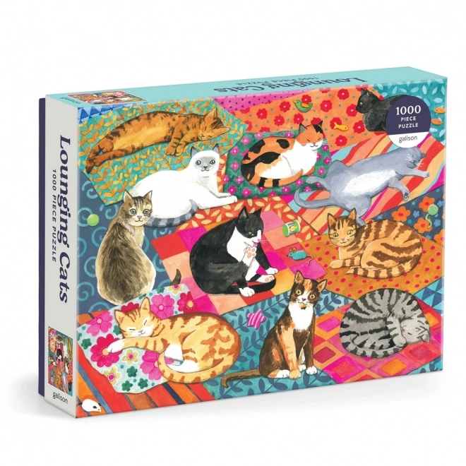 Relaxing Cats 1000-Piece Puzzle