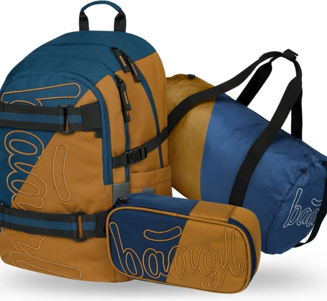 Set BAAGL Skate Duo: backpack, pencil case and sports bag