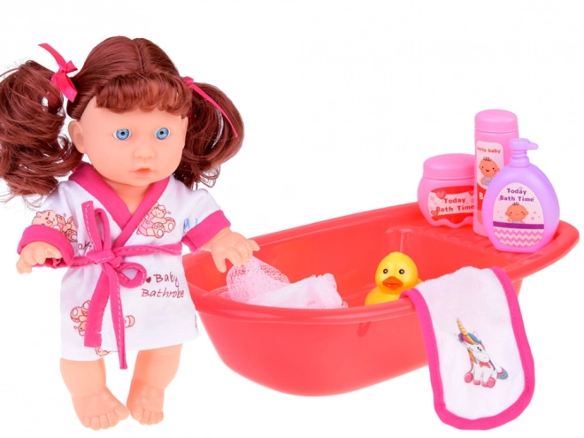 Interactive Doll Bath Set with Accessories