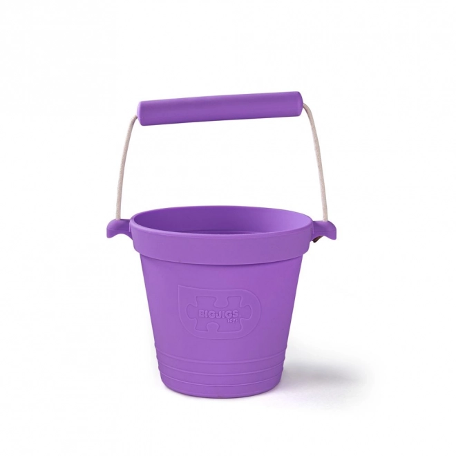 Bigjigs Toys Beach Bucket Purple