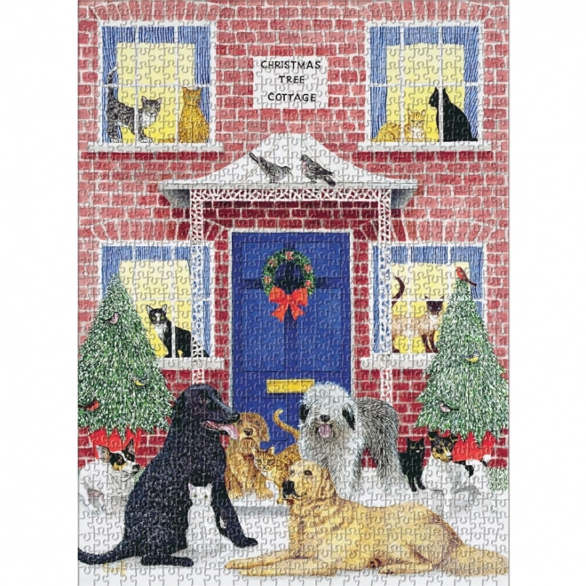 Galison Holiday Cottage Puzzle 1000 Pieces