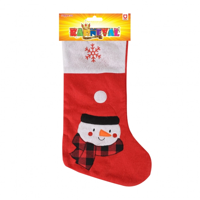 Christmas Stocking with Snowman