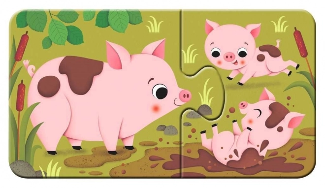 My First Animals And Their Babies Puzzle