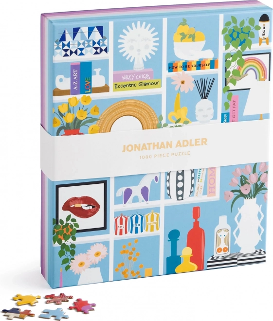 Galison Jonathan Adler Shelfie 1000 Piece Puzzle