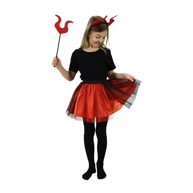 Tutu Costume Skirt Little Devil for Girls