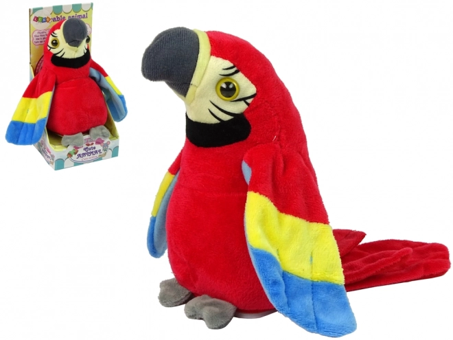 Interactive Talking Red Parrot