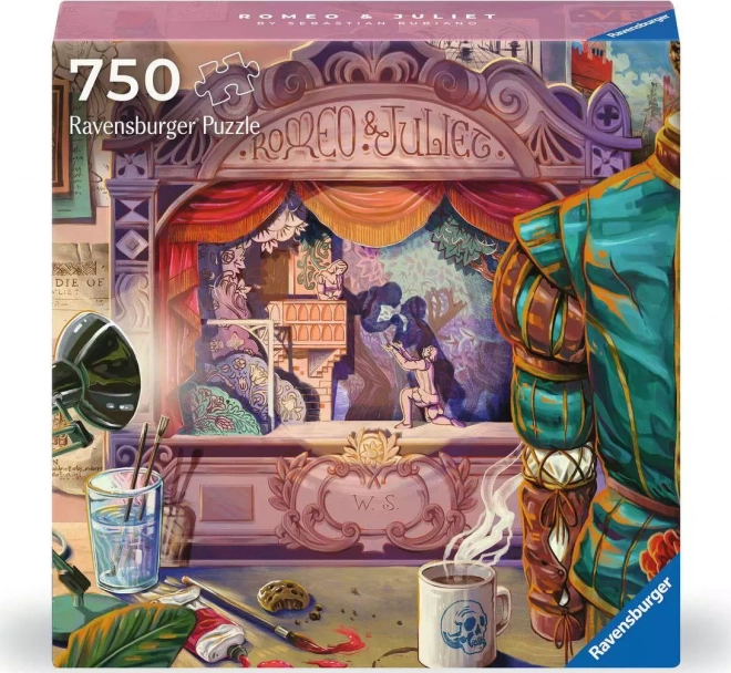 Ravensburger Art & Soul Square Puzzle: Romeo and Juliet 750 Pieces