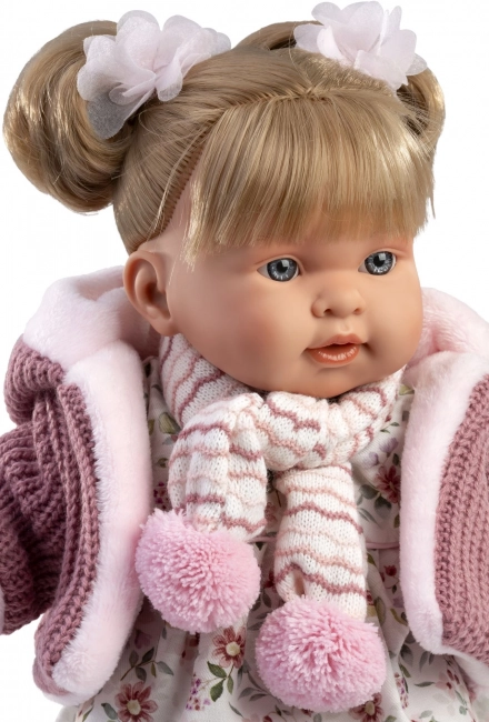 Realistic Doll Llorens Alexandra with Sounds, Soft Body, 42 cm