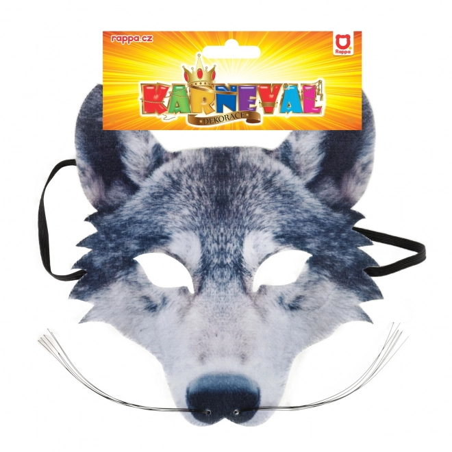 Wolf Mask with Beard for Kids