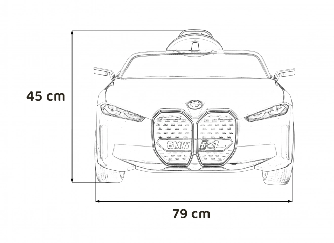 Mașină electrică BMW i4 – Bílé