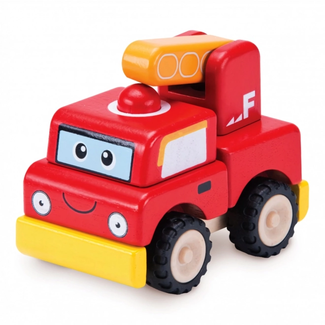 Wonderworld Wooden Mini Fire Truck