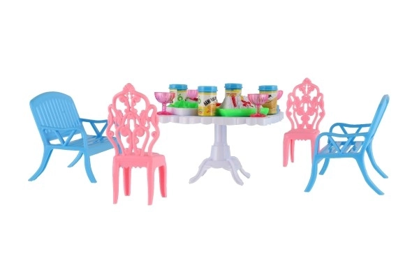 Doll Furniture Set - Table and Chairs