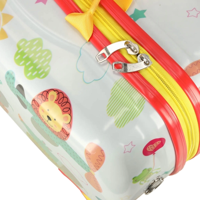 Colorful Animal Roll-On Kids Suitcase