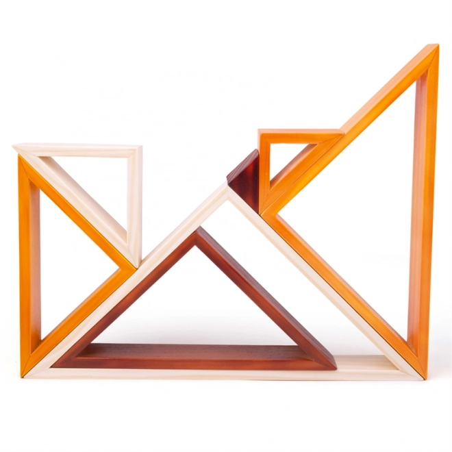 Wooden Stacking Triangles