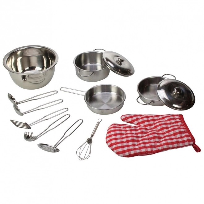 Bigjigs Toys Metal Cookware Set