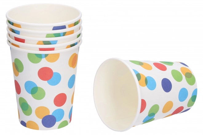 Party Cups with Dots 250ml