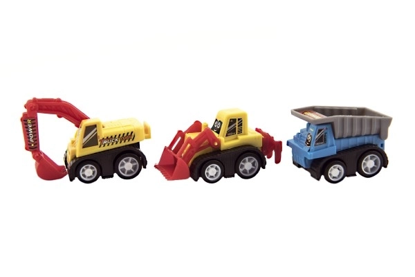 Mini Construction Vehicles Toy Set